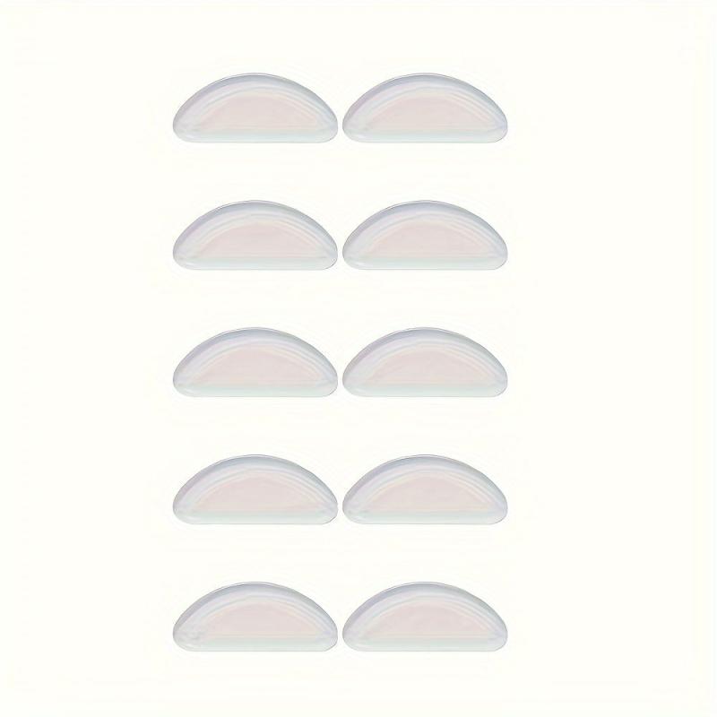 5Pairs Adhesive D-Shaped Non-Slip Silicone Nose Pads for Glasses