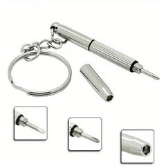 Eyeglasses Screwdriver Keychain - 3 in 1 Repair Tool
