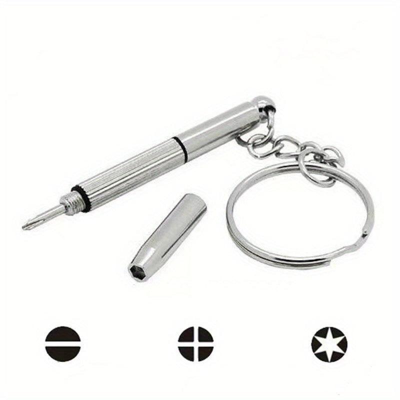 Eyeglasses Screwdriver Keychain - 3 in 1 Repair Tool