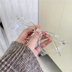 Anti Light Mirror Frame Glasses