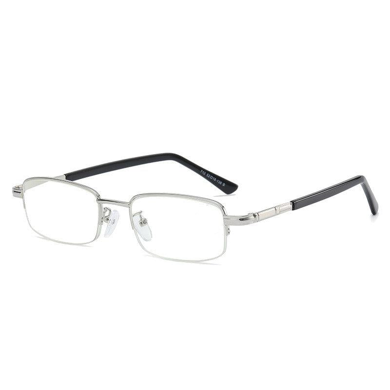 Metal Frame Light Blocking Reading Glasses 1.0-4.0 for Office Gaming
