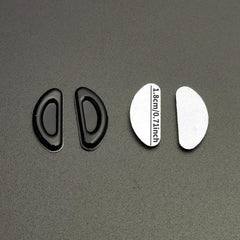 20 Pairs Eyeglass Nose Pads Soft Silicone Adhesive Glasses Anti Slip