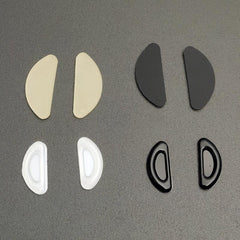 20 Pairs Eyeglass Nose Pads Soft Silicone Adhesive Glasses Anti Slip