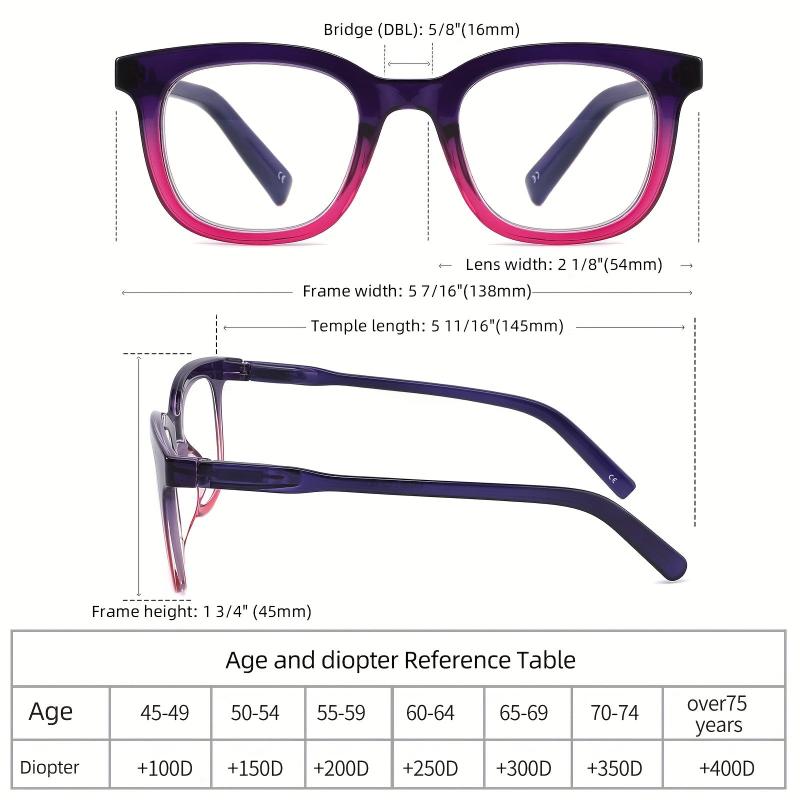 4Pack Women's Anti-Glare Computer Glasses UV Protection