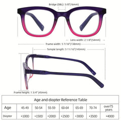 4Pack Women's Anti-Glare Computer Glasses UV Protection