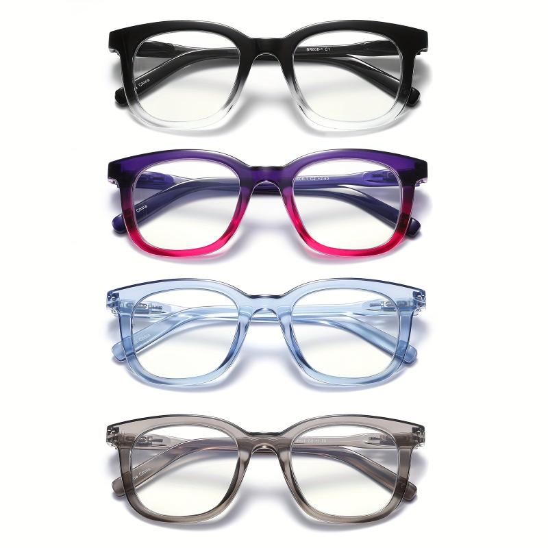 4Pack Women's Anti-Glare Computer Glasses UV Protection