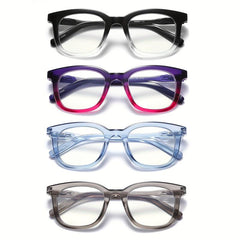4Pack Women's Anti-Glare Computer Glasses UV Protection
