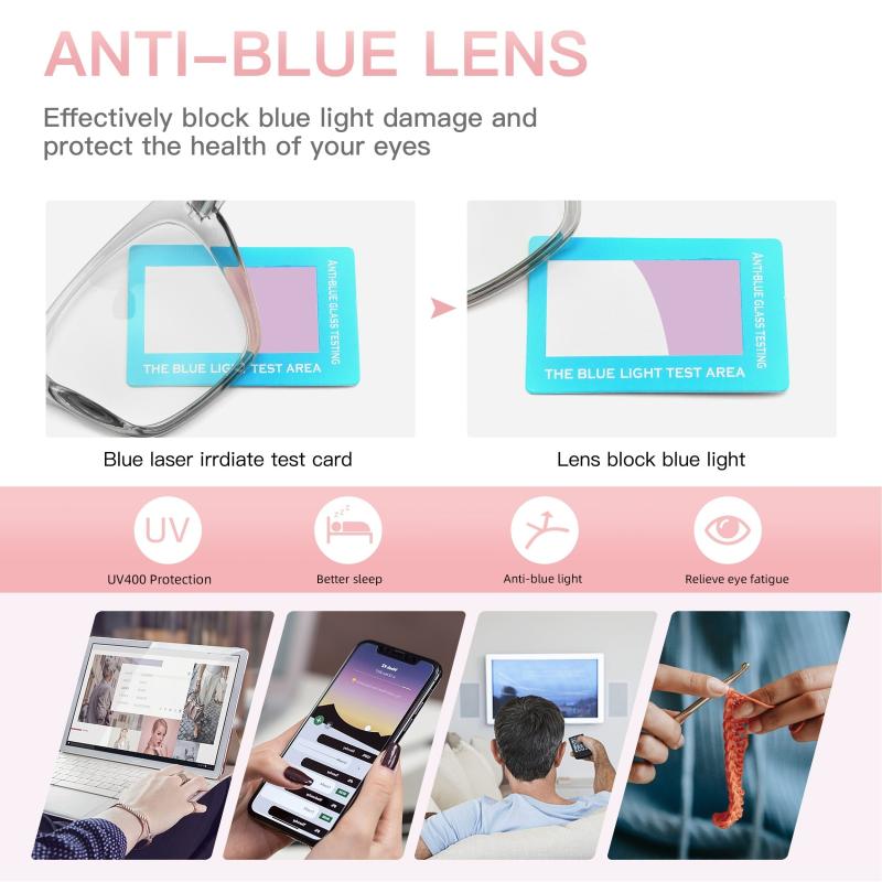 Women's Butterfly Frame Computer Readers with Anti Glare