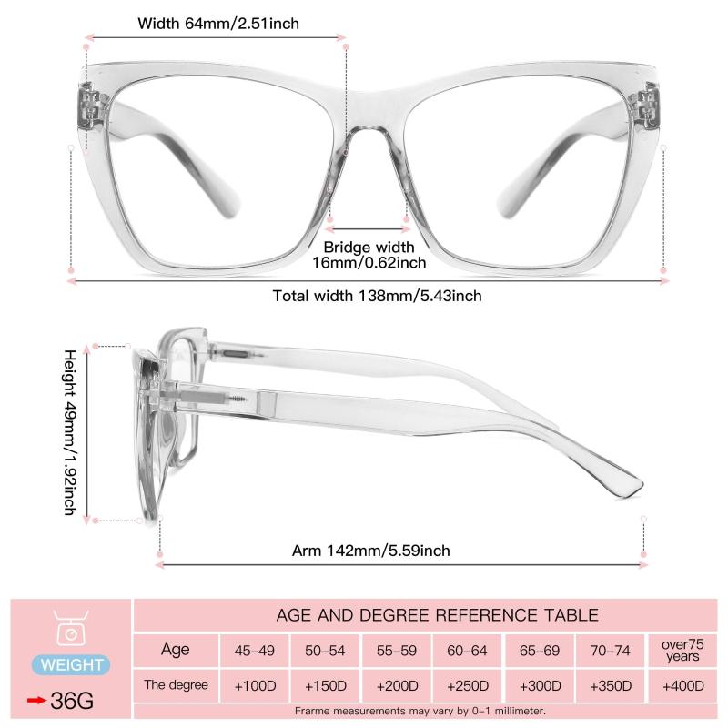 Women's Butterfly Frame Computer Readers with Anti Glare