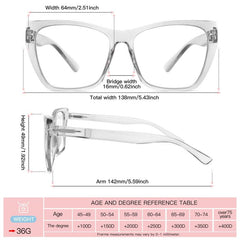 Women's Butterfly Frame Computer Readers with Anti Glare