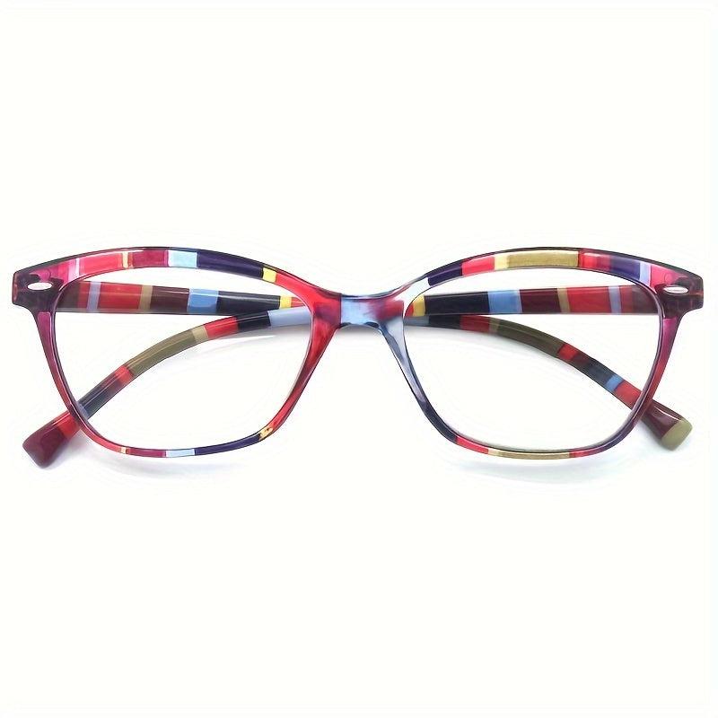 4pk Women's Cat's Eye Reading Glasses with Rivet Detailing