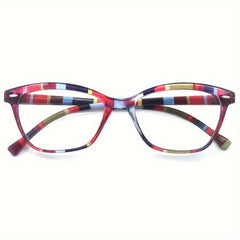 4pk Women's Cat's Eye Reading Glasses with Rivet Detailing