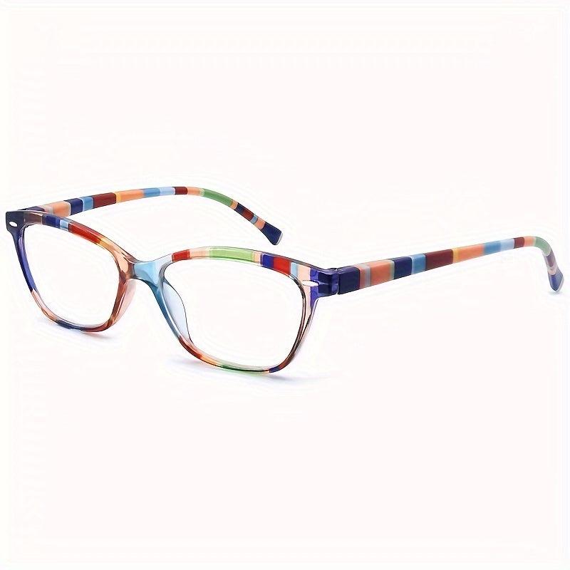 4pk Women's Cat's Eye Reading Glasses with Rivet Detailing