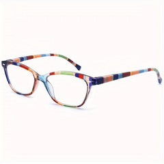 4pk Women's Cat's Eye Reading Glasses with Rivet Detailing