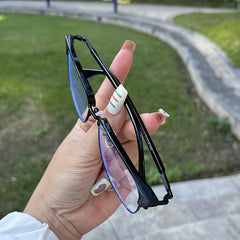 Retro Men's Eyebrows Blocking Glasses Funky Glasses Comfortable Wear