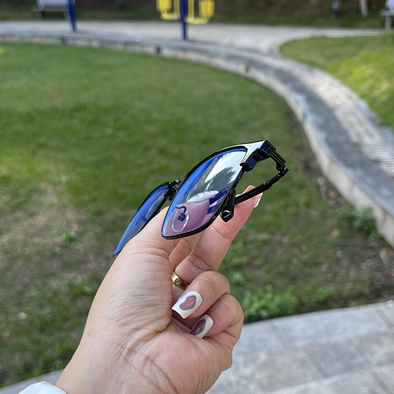 Retro Men's Eyebrows Blocking Glasses Funky Glasses Comfortable Wear