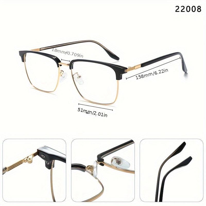 Retro Men's Eyebrows Blocking Glasses Funky Glasses Comfortable Wear
