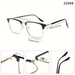 Retro Men's Eyebrows Blocking Glasses Funky Glasses Comfortable Wear