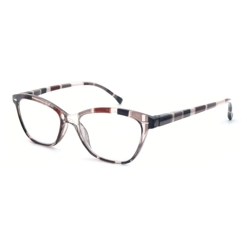 Women Reading Glasses Colorful Readers Cat Eye Lightweight Flexible Spring Hinge