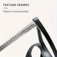 Retro Cat Eye Reading Glasses with Spring Hinges for Women