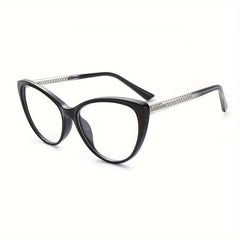 Retro Cat Eye Reading Glasses with Spring Hinges for Women