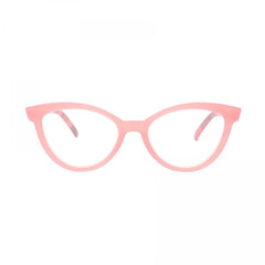 Cat Eye Reading Glasses Crystal Lens Spring Hinges Pattern for Women