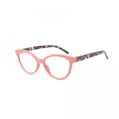 Cat Eye Reading Glasses Crystal Lens Spring Hinges Pattern for Women
