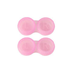 2pcs Colorful Lens Case Bulk Eye Lense Box Holder Container Storage Travel Kit