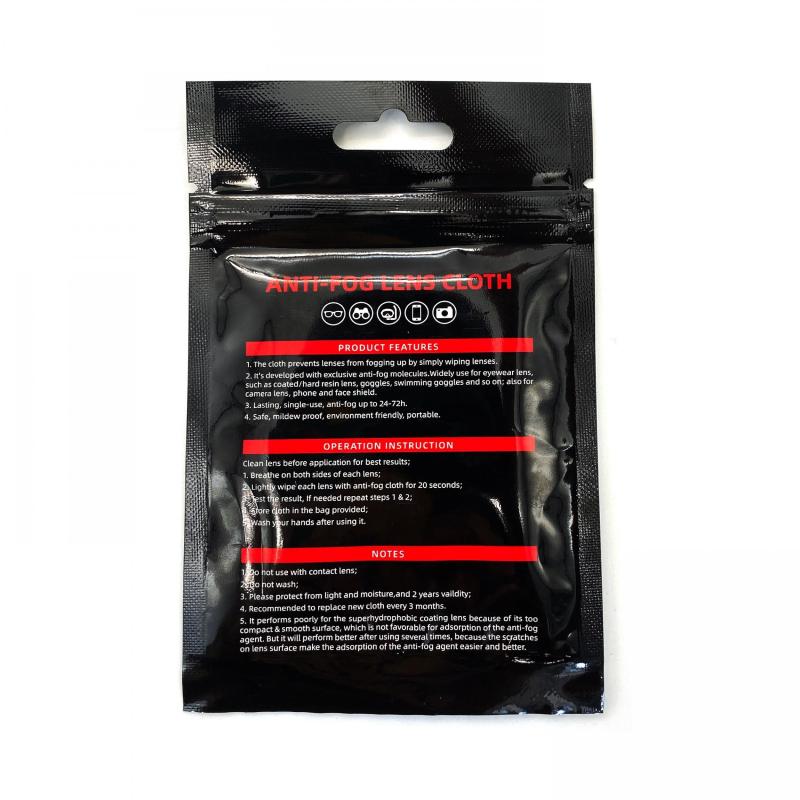 Anti Fog Wipes Glasses Pre moistened Antifog Lens Cloth Defogger Eyeglass Wipe