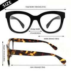 Light Blocking Reading Glasses for Women Men Eyeglasses