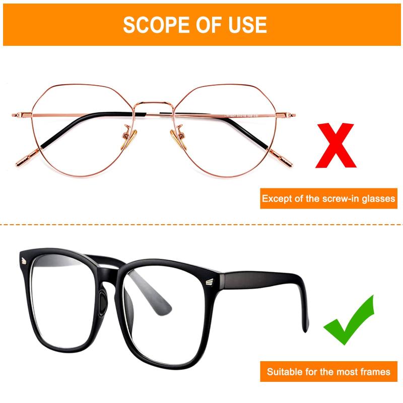 25 Pairs Soft Silicone Nose Pads for Glasses Anti Slip Cushions Men Women