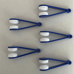 5pcs Portable Glasses Cleaner Clip Double-sided Wipe Cleaner Tool