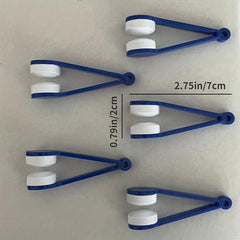 5pcs Portable Glasses Cleaner Clip Double-sided Wipe Cleaner Tool