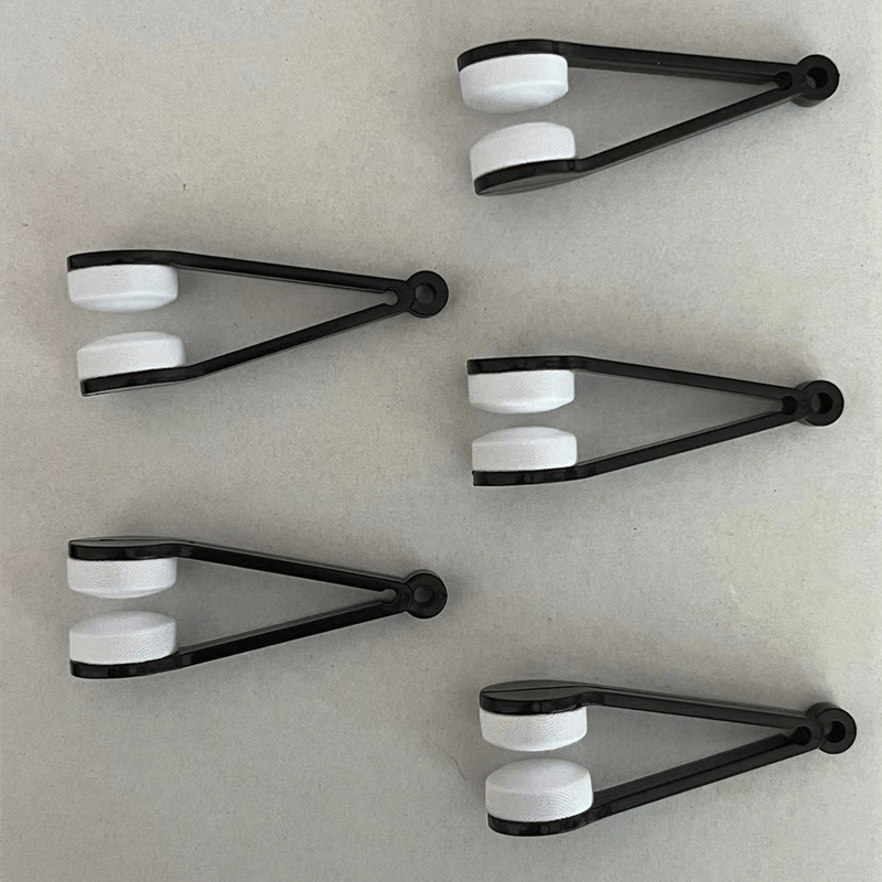 5pcs Portable Glasses Cleaner Clip Double-sided Wipe Cleaner Tool