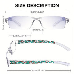 Individual Packaging Metal Accessories Resin Lens Green