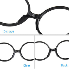 20 Pairs D Shape Silicone Nose Pads for Glasses