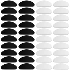 20 Pairs D Shape Silicone Nose Pads for Glasses