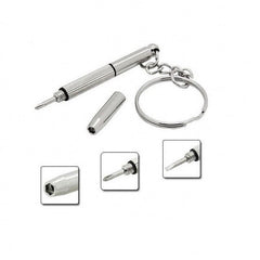 3-in-1 Eyeglass Screwdriver Sunglass Repair Kit with Keychain