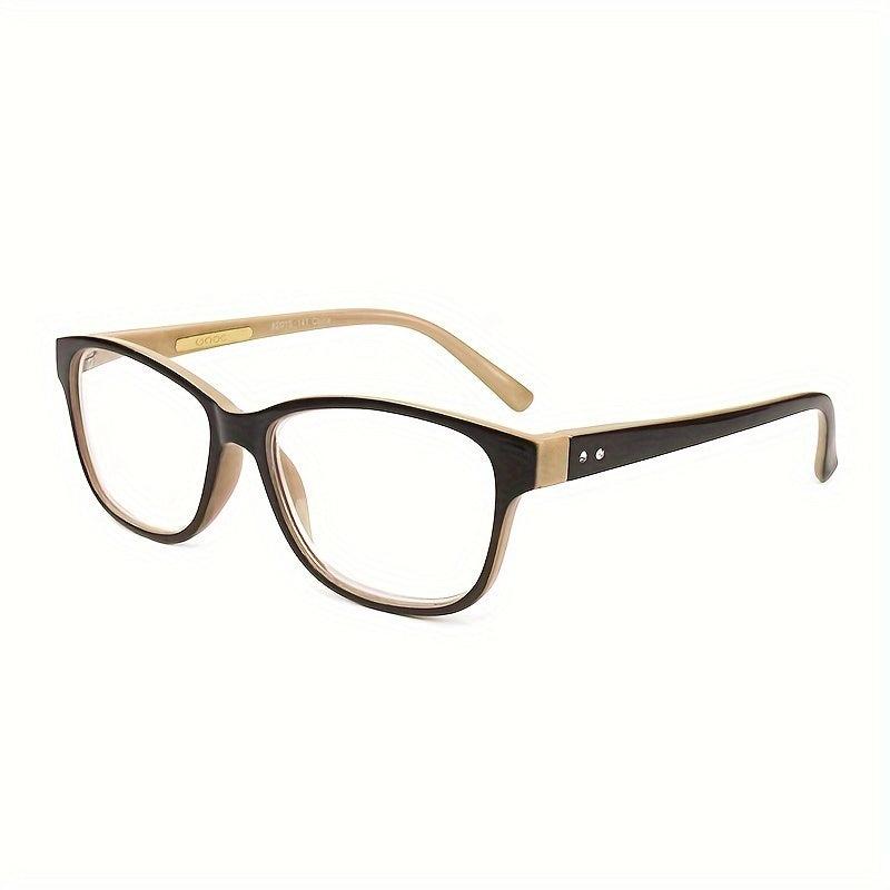 Rhinestone Decorated Reading Glasses Spring Hinge Light Block High