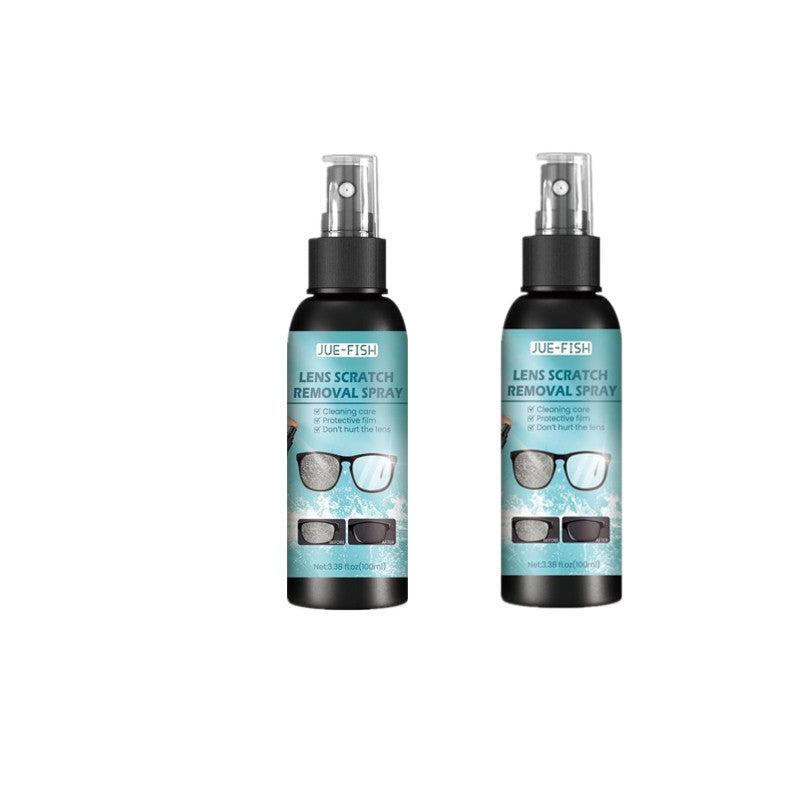 2pcs 100ML Glass Cleaner Lens Sunglasses Eyeglass Cleaning Spray Bottle