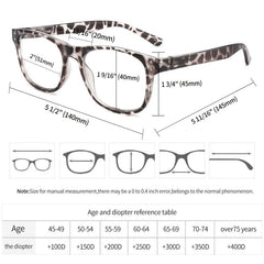4pcs Spring Hinges Reading Glasses Men Women Funky Glasses