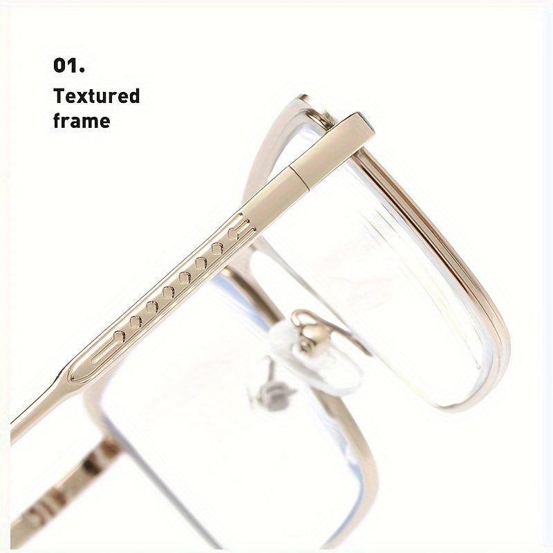 Round Frame Reading Glasses Anti Light Funky Glasses Men Women
