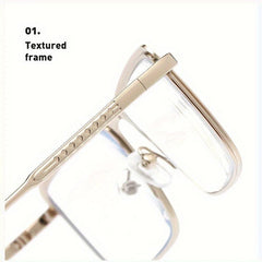Round Frame Reading Glasses Anti Light Funky Glasses Men Women