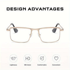 Round Frame Reading Glasses Anti Light Funky Glasses Men Women