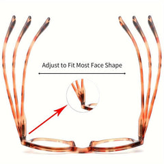 4pcs Women's Reading Glasses with Spring Hinge