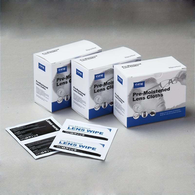 30pcs Anti Fog Wipes For Glasses and Screens