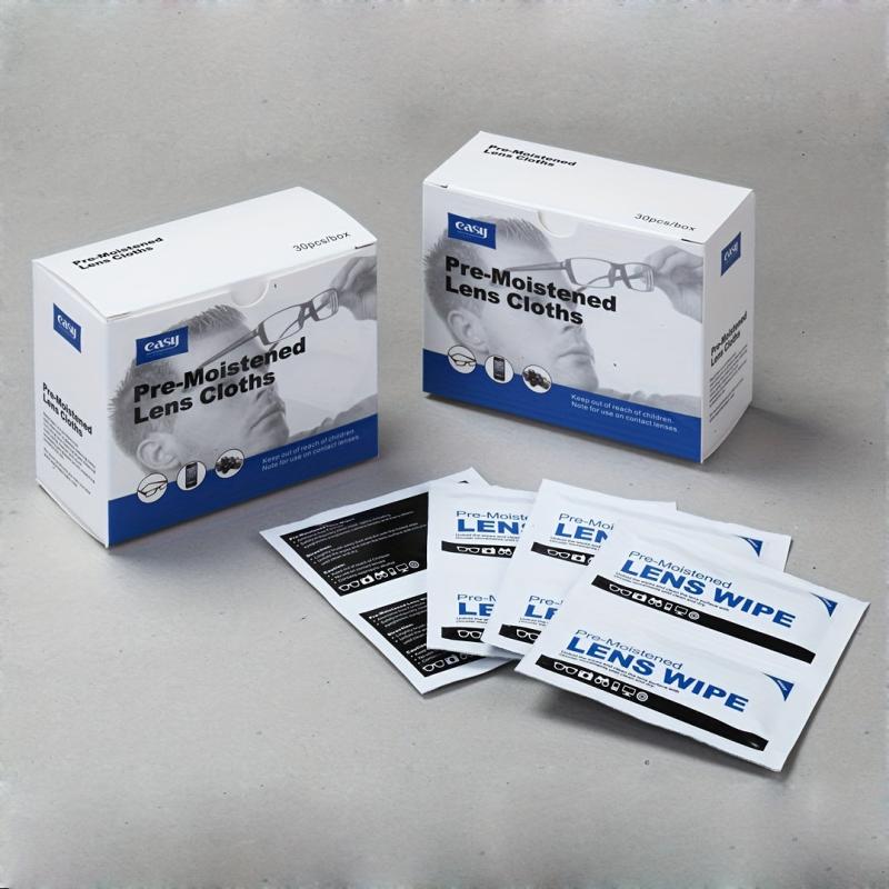 30pcs Anti Fog Wipes For Glasses and Screens