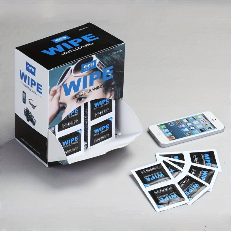 30pcs Anti Fog Wipes For Glasses and Screens