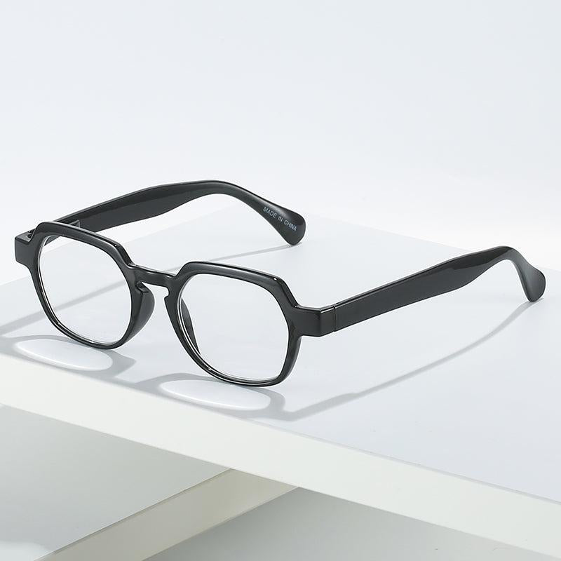 5pcs Spring Hinge Square Frame Reading Glasses For Men And Women