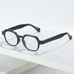 5pcs Spring Hinge Square Frame Reading Glasses For Men And Women